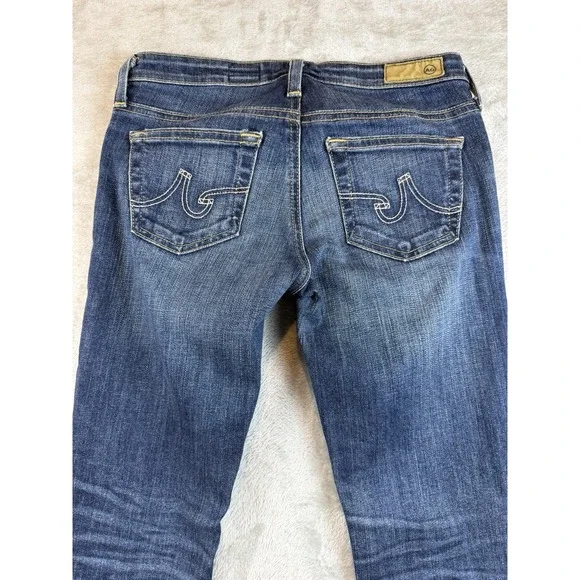 AG Adriano Goldschmied Jean Women's 24r The Stilt Cigarette Leg Blue Whisker USA - Picture 4 of 13